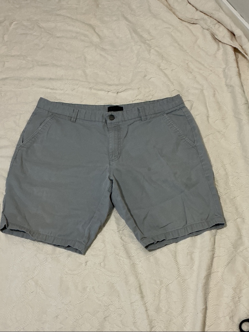 RW&CO. Light Gray Flat Front Men's Shorts